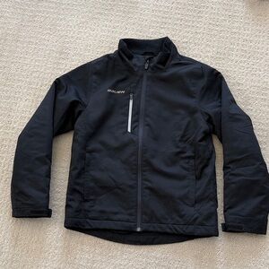 Bauer youth black mid-weight fleece lined jacket - medium